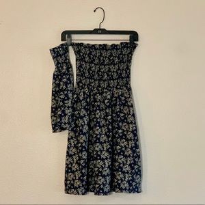 3/$15 Floral off-the-shoulder dress w/ elastic top